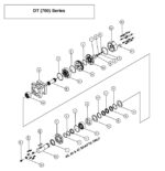 Hüdraulika mootor DT700s võll - Image 3